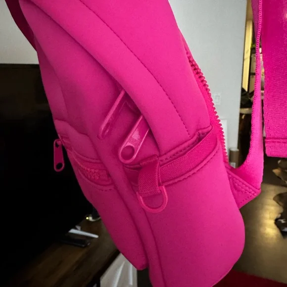 Dagne Dover Mini Neon Pink Backpack - Picture 4 of 7